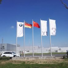 宝马4S店定制铝合金刀旗杆